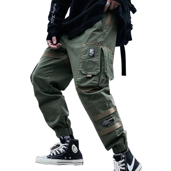 men's pants 2021 hip hop cargo with multi pockets fashion streetwear harem joggers hi street harajuku trousers sweatpant, Black
men's pants 2021 hip hop cargo with multi pockets fashion streetwear harem joggers hi street harajuku trousers sweatpant, Black