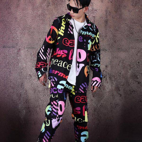 men sets 2pcs suits (shirt+pant) male long sleeve loose casual streetwear hip hop print shirt jacket coat harem trousers men's shirts, White;black
men sets 2pcs suits (shirt+pant) male long sleeve loose casual streetwear hip hop print shirt jacket coat harem trousers men's shirts, White;black