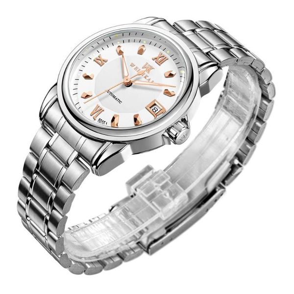 mechanical watch weisikai stainless steel strap men auto date male clock casual dress relogio masculino wristwatches, Slivery;brown
mechanical watch weisikai stainless steel strap men auto date male clock casual dress relogio masculino wristwatches, Slivery;brown