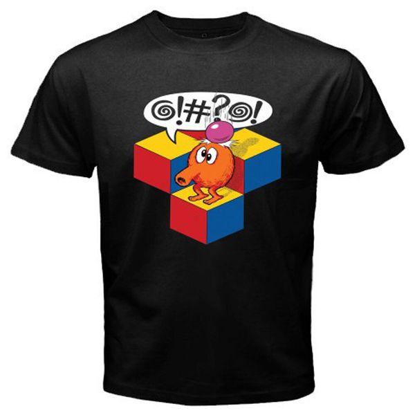 new q bert retro 80s arcade video game men's black t-shirt size s to 3xl, White;black
new q bert retro 80s arcade video game men's black t-shirt size s to 3xl, White;black