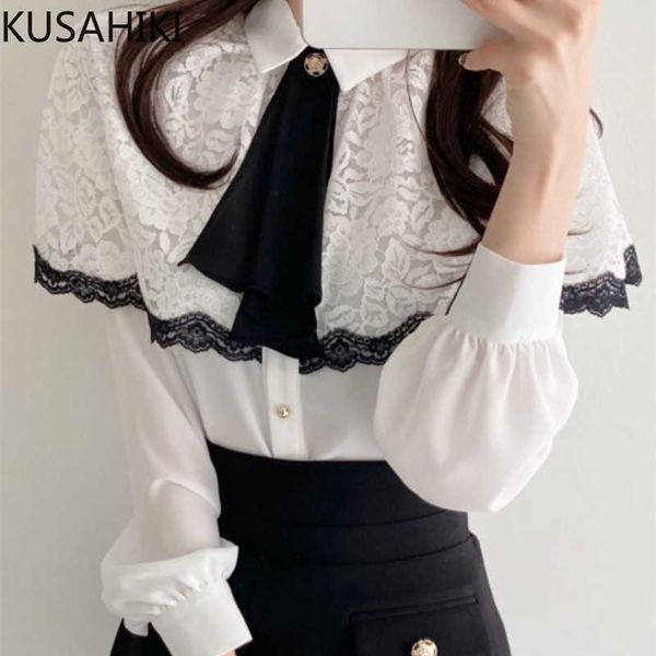lace ruffle women blouse spring bowknot stand neck long sleeve blusas femme causal korean elegant shirt 6f417 210603, White
lace ruffle women blouse spring bowknot stand neck long sleeve blusas femme causal korean elegant shirt 6f417 210603, White