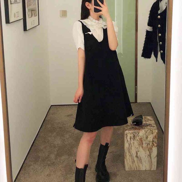 2022 factory wholesale new model fold and wear sharp tools 21 early spring cowboy dress suspender doll vest skirt, Black;gray
2022 factory wholesale new model fold and wear sharp tools 21 early spring cowboy dress suspender doll vest skirt, Black;gray