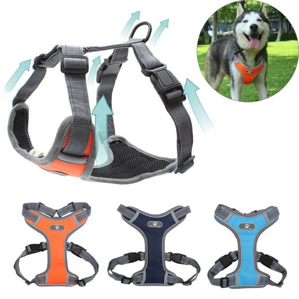 dog collars & leashes reflective pet harness large dogs no pull harnesses big breathable mesh vest for labrador pitbull husky training walki
dog collars & leashes reflective pet harness large dogs no pull harnesses big breathable mesh vest for labrador pitbull husky training walki