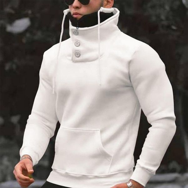 men's hoodies & sweatshirts fashion winter coat solid buttons hoodie scarf casual bomber hooded male outwear, Black
men's hoodies & sweatshirts fashion winter coat solid buttons hoodie scarf casual bomber hooded male outwear, Black