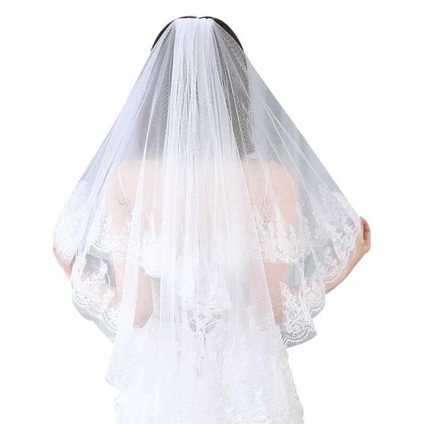 bridal veils 2 tier double layer women wedding veil glitter sequins embellished eyelash scalloped lace trim comb party costume, Black
bridal veils 2 tier double layer women wedding veil glitter sequins embellished eyelash scalloped lace trim comb party costume, Black