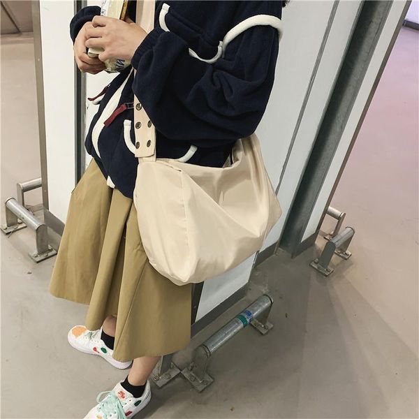 school nylon women messenger bags waterproof shoulder satchel solid color schoolbags for teenager girls boys
school nylon women messenger bags waterproof shoulder satchel solid color schoolbags for teenager girls boys