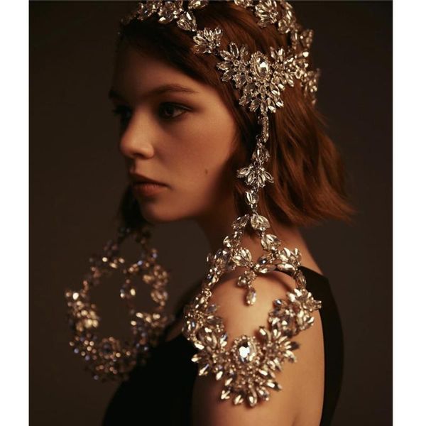 hair clips & barrettes luxury long tassel rhinestone headwear earrings chain exquisite fashion shiny zircon accessories bridal wedding jewel, Golden;silver
hair clips & barrettes luxury long tassel rhinestone headwear earrings chain exquisite fashion shiny zircon accessories bridal wedding jewel, Golden;silver