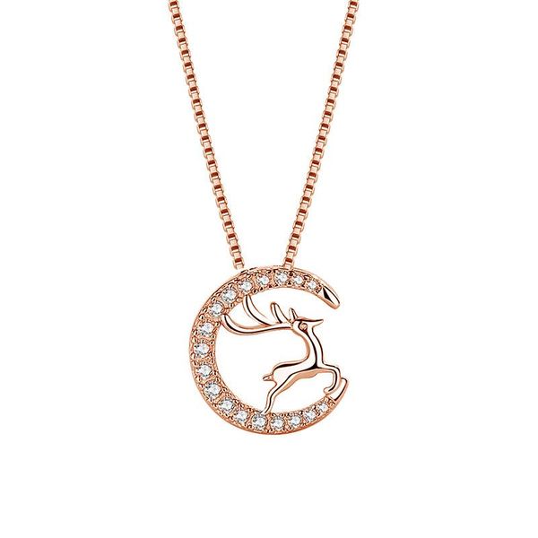 chains christmas gift fawn sterling silver necklace female all the way with you sen clavicle chain rose gold full diamond elk pendant
chains christmas gift fawn sterling silver necklace female all the way with you sen clavicle chain rose gold full diamond elk pendant