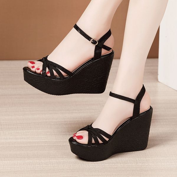 sandals 11cm de salto alto das mulheres vero nova plataforma dedo do p aberto calcanhar sandlias verdes cunhas sapatos para, Black
sandals 11cm de salto alto das mulheres vero nova plataforma dedo do p aberto calcanhar sandlias verdes cunhas sapatos para, Black
