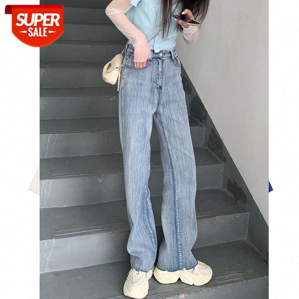 jeans women's waist was thin, korean straight loose chic wide-leg pants trendy #yi8t, Black;white
jeans women's waist was thin, korean straight loose chic wide-leg pants trendy #yi8t, Black;white