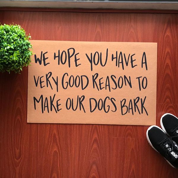 carpets rubber door mat doormat entrance floor funny we hope you have a very good reason to make our dogs bark
carpets rubber door mat doormat entrance floor funny we hope you have a very good reason to make our dogs bark