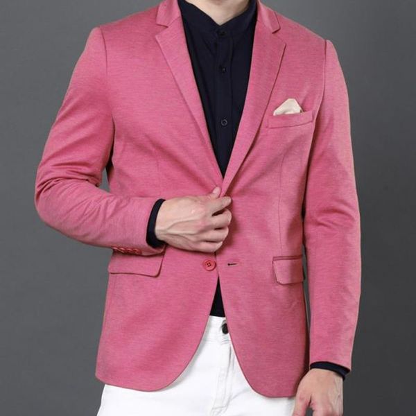 men's suits & blazers custom made fashion handsome formal pink blazer with white pants slim fit groom tuxedo for wedding dress dinner p, White;black
men's suits & blazers custom made fashion handsome formal pink blazer with white pants slim fit groom tuxedo for wedding dress dinner p, White;black