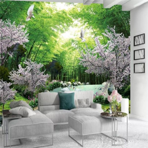 wallpapers 3d wallcovering wallpaper romantic swan lake in the verdant bamboo forest living room bedroom kitchen painting mural
wallpapers 3d wallcovering wallpaper romantic swan lake in the verdant bamboo forest living room bedroom kitchen painting mural