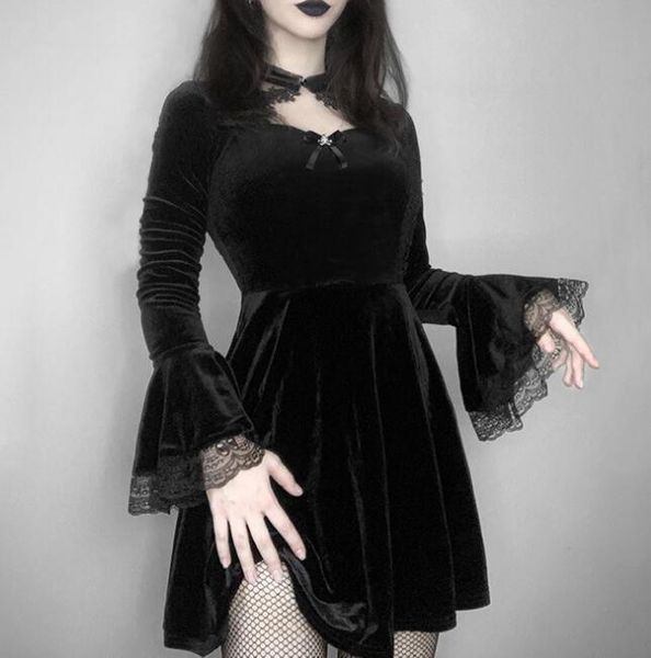 casual dresses ruibbit goth aesthetic vintage lace up grunge patchwork flare sleeve black dress y2k punk autumn clothes, Black;gray
casual dresses ruibbit goth aesthetic vintage lace up grunge patchwork flare sleeve black dress y2k punk autumn clothes, Black;gray