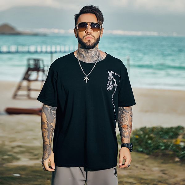 tee 2021 horse's embroidered horse head oversized t loops man's fat man crew neck cotton shirt, White;black
tee 2021 horse's embroidered horse head oversized t loops man's fat man crew neck cotton shirt, White;black