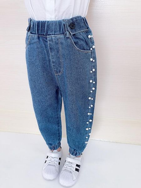 jeans girls trousers 2021 korean fashion loose pearl washed children kids casual straight denim pants, Blue
jeans girls trousers 2021 korean fashion loose pearl washed children kids casual straight denim pants, Blue