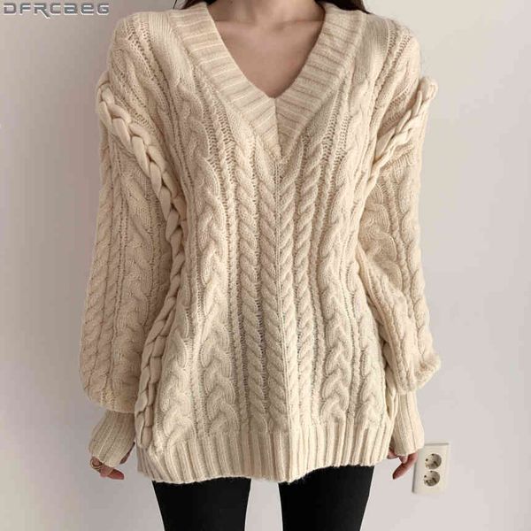 women's sweaters plus size cashmere woman korean loose winter warm knitwear pullover women beige pink blue pull long knit sweater, White;black
women's sweaters plus size cashmere woman korean loose winter warm knitwear pullover women beige pink blue pull long knit sweater, White;black