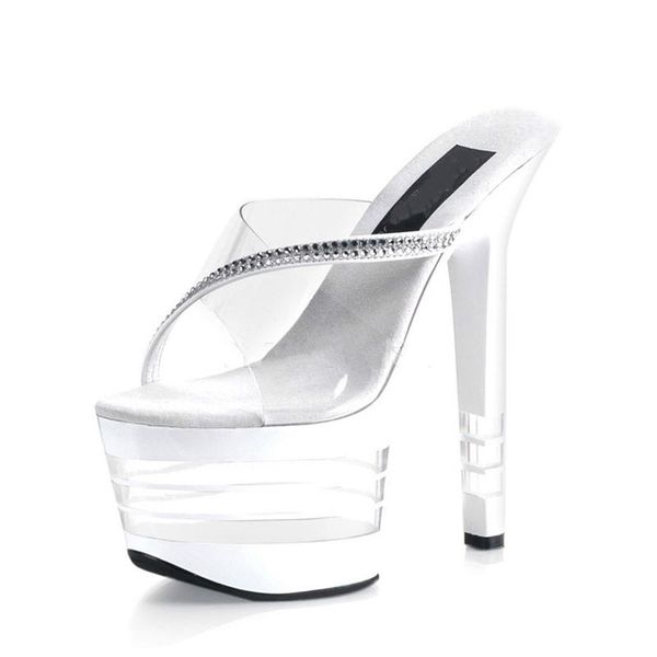 slippers platform women shoes slides summer 17cm high heels crystal ladies transparent peep toe nightclub, Black
slippers platform women shoes slides summer 17cm high heels crystal ladies transparent peep toe nightclub, Black