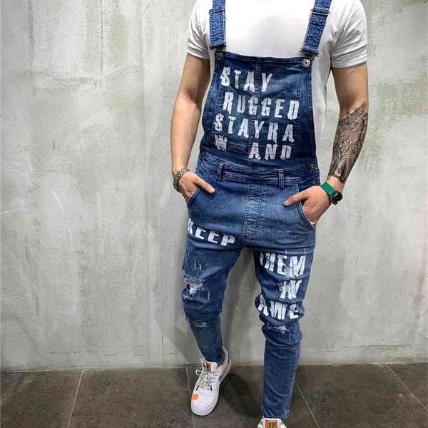 70% off outlet online fashion men's ripped jeans jumpsuits ankle length letter printing distressed denim bib overalls for men suspender, Blue
70% off outlet online fashion men's ripped jeans jumpsuits ankle length letter printing distressed denim bib overalls for men suspender, Blue
