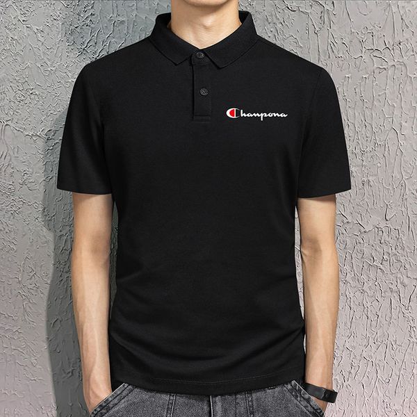 Summer POLO shirt men's short sleeve tide brand lapel T-shirt men's Hong Kong wind loose sports couple half sleeve men, White;black
Summer POLO shirt men's short sleeve tide brand lapel T-shirt men's Hong Kong wind loose sports couple half sleeve men, White;black