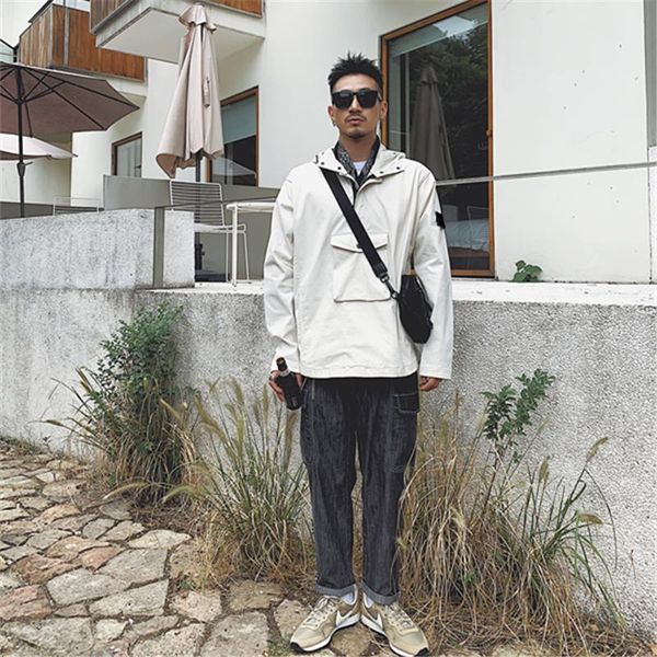 men's jackets cptoney company big pocket of work clothes zipper jacket solid color casual and versatile hooded couple's coat, Black;brown
men's jackets cptoney company big pocket of work clothes zipper jacket solid color casual and versatile hooded couple's coat, Black;brown