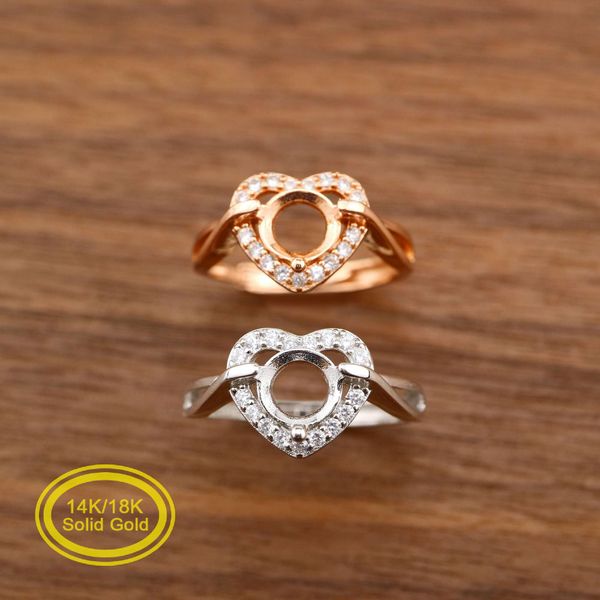6.5mm round prong ring settings solid 14k/18k rose white gold with moissanite accents diy vintage style heart bezel tray 1210080, Blue;slivery
6.5mm round prong ring settings solid 14k/18k rose white gold with moissanite accents diy vintage style heart bezel tray 1210080, Blue;slivery