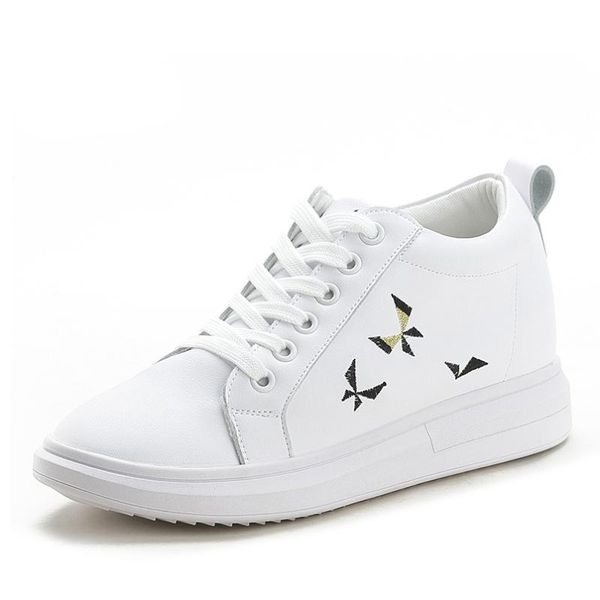dress shoes white woman fashion casual embroidered trend girls increased internal lace-up wedges heels, Black
dress shoes white woman fashion casual embroidered trend girls increased internal lace-up wedges heels, Black