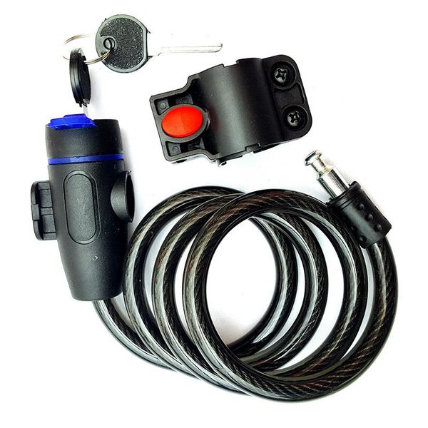 bike locks universal anti-theft bicycle lock scooter stainless steel cable coil accessories with 2 keys
bike locks universal anti-theft bicycle lock scooter stainless steel cable coil accessories with 2 keys