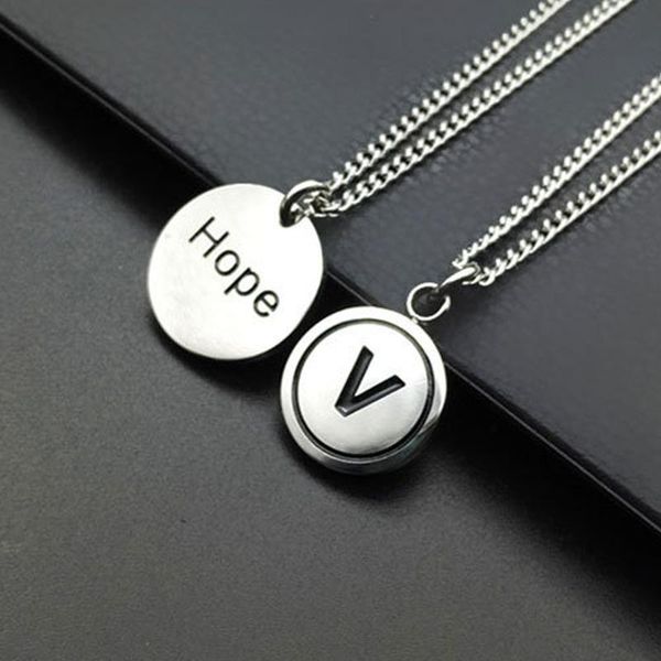 pendant necklaces hope v nameplate mens stainless steel necklace hip hop chain statement jewelry on the neck wholesale, Silver
pendant necklaces hope v nameplate mens stainless steel necklace hip hop chain statement jewelry on the neck wholesale, Silver