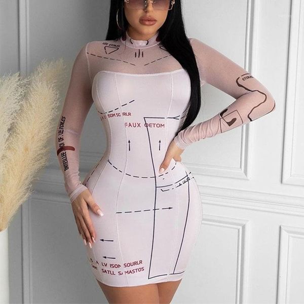 womens printed sheer mesh bodycon dress chic long sleeve party club night out robes casual dresses, Black;gray
womens printed sheer mesh bodycon dress chic long sleeve party club night out robes casual dresses, Black;gray