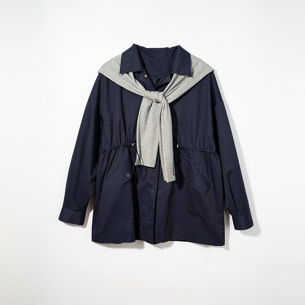 women's trench coats clothing 2021 autumn winter shawl lapel two-piece set college korean cotton windbreaker solid color, Tan;black
women's trench coats clothing 2021 autumn winter shawl lapel two-piece set college korean cotton windbreaker solid color, Tan;black