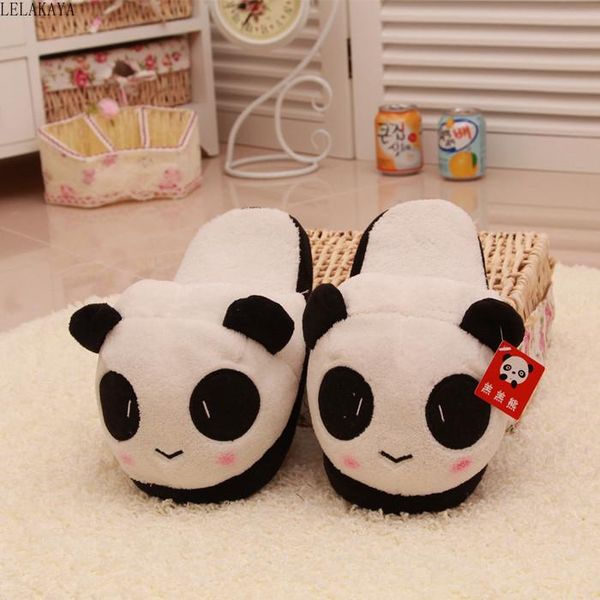 slippers soft stuffed cartoon animals lovely panda plush women couple winter keep warmer creative indoor bedroom non-slip shoes, Black
slippers soft stuffed cartoon animals lovely panda plush women couple winter keep warmer creative indoor bedroom non-slip shoes, Black