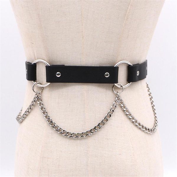 belts punk style black metal chain decorative belt women fashion circle connection rivet pants female, Black;brown
belts punk style black metal chain decorative belt women fashion circle connection rivet pants female, Black;brown