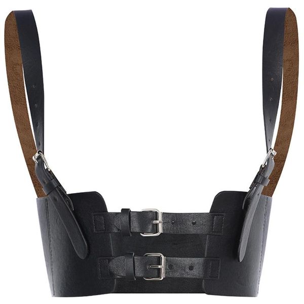 belts 67jf women leather buckle up girdle waist cincher stretch belt shoulder straps corset wide elastic waistband, Black;brown
belts 67jf women leather buckle up girdle waist cincher stretch belt shoulder straps corset wide elastic waistband, Black;brown