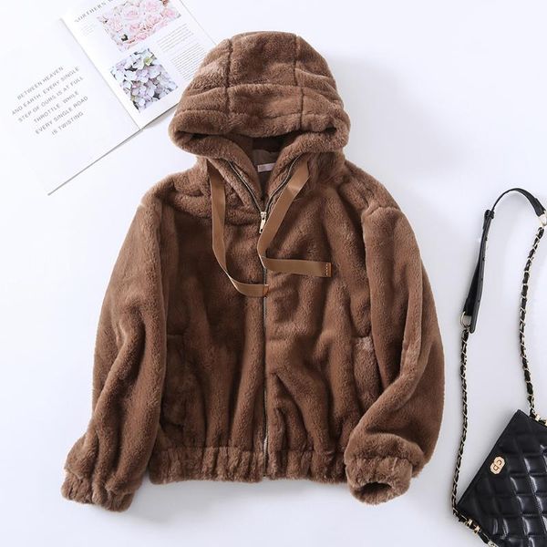 women's fur & faux 2021 autumn brown coats for women winterwear pockets long sleeve plush jacket casual fluffy hoodie, Black
women's fur & faux 2021 autumn brown coats for women winterwear pockets long sleeve plush jacket casual fluffy hoodie, Black
