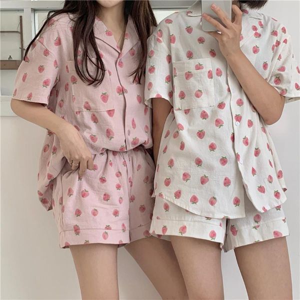 strawberry boyfriend short sleeve shirts + wide leg shorts spring summer sweet lovely friend two piece set women's tracksuits, Gray
strawberry boyfriend short sleeve shirts + wide leg shorts spring summer sweet lovely friend two piece set women's tracksuits, Gray