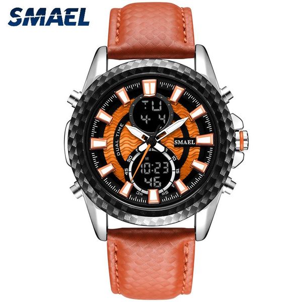 luxury watch men wristwatch mens digital watches quartz military sport waterproof leather strap 2021 wristwatches, Slivery;brown
luxury watch men wristwatch mens digital watches quartz military sport waterproof leather strap 2021 wristwatches, Slivery;brown
