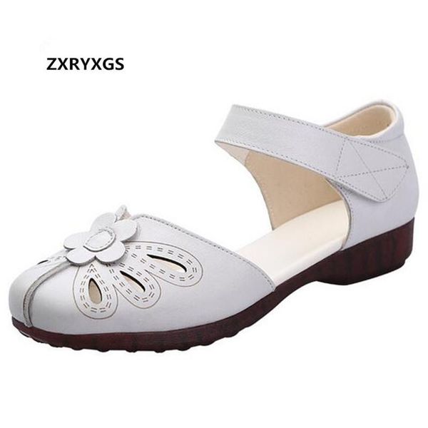 round head flower summer fashion sandals comfort elegant women shoes cow leather flat casual, Black
round head flower summer fashion sandals comfort elegant women shoes cow leather flat casual, Black