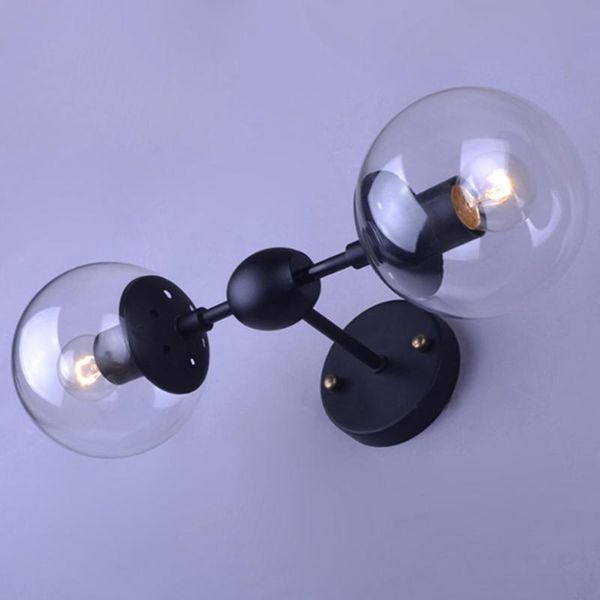 wall lamps european creative art simple black iron lamp diy retro industrial magic beans molecular amber glass ball sconce
wall lamps european creative art simple black iron lamp diy retro industrial magic beans molecular amber glass ball sconce