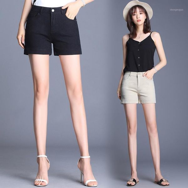 women's jeans shanghai europe sang 2021 summer casual black and white cowboy shorts, Blue
women's jeans shanghai europe sang 2021 summer casual black and white cowboy shorts, Blue