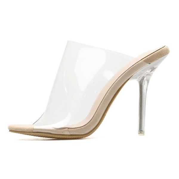 slippers 2021 summer women crystal 11cm high heels mules shales slides clear transparent peep toe stiletto party shoes, Black
slippers 2021 summer women crystal 11cm high heels mules shales slides clear transparent peep toe stiletto party shoes, Black