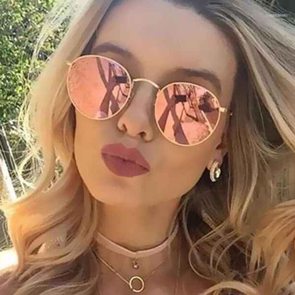 sunglasses round women fashion brand designer classic rose gold steampunk sun glasses men uv400 mirror female small1, White;black
sunglasses round women fashion brand designer classic rose gold steampunk sun glasses men uv400 mirror female small1, White;black