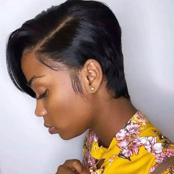 lace wigs short for black women wig natural hair frontal human 13x4 4x4 closure bob, Black;brown
lace wigs short for black women wig natural hair frontal human 13x4 4x4 closure bob, Black;brown