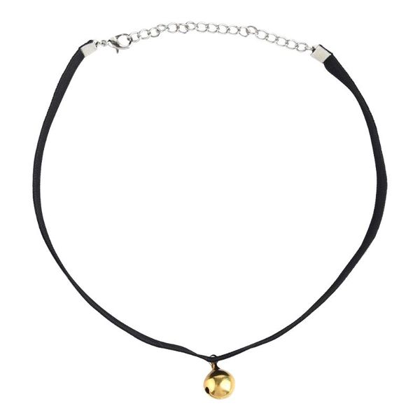 chokers trendy women necklace jewelry 15mm width gold bell pendant collar, Golden;silver
chokers trendy women necklace jewelry 15mm width gold bell pendant collar, Golden;silver