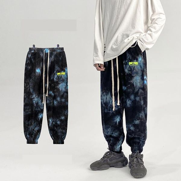 men's casual pants elastic waist print sweatpants fashion brand hip hop streetwear cotton elasticity vintage loose p0210, Black
men's casual pants elastic waist print sweatpants fashion brand hip hop streetwear cotton elasticity vintage loose p0210, Black