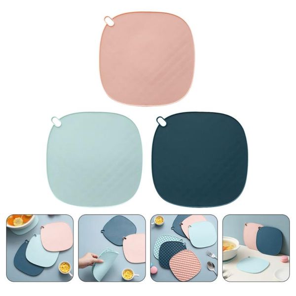 mats & pads 1 set 3pcs silicone anti-scald dish anti-skid coasters (assorted color)
mats & pads 1 set 3pcs silicone anti-scald dish anti-skid coasters (assorted color)