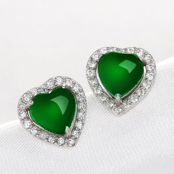 emerald silver s925 jewelry stud earrings for women heart simple crown jade fine valentine 925, Golden;silver
emerald silver s925 jewelry stud earrings for women heart simple crown jade fine valentine 925, Golden;silver