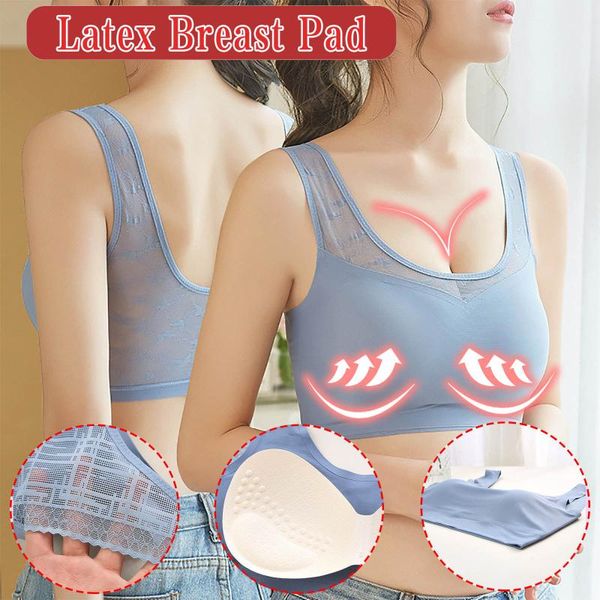 women's seamless latex sports bra comfortable breathable base underwear women gym yoga fitness home exercise slim outfit
women's seamless latex sports bra comfortable breathable base underwear women gym yoga fitness home exercise slim outfit