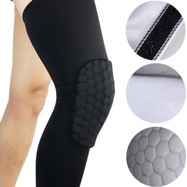 1pc men women knee pad breathable sports football basketball honeycomb leg brace support elbow & pads, Black;gray
1pc men women knee pad breathable sports football basketball honeycomb leg brace support elbow & pads, Black;gray