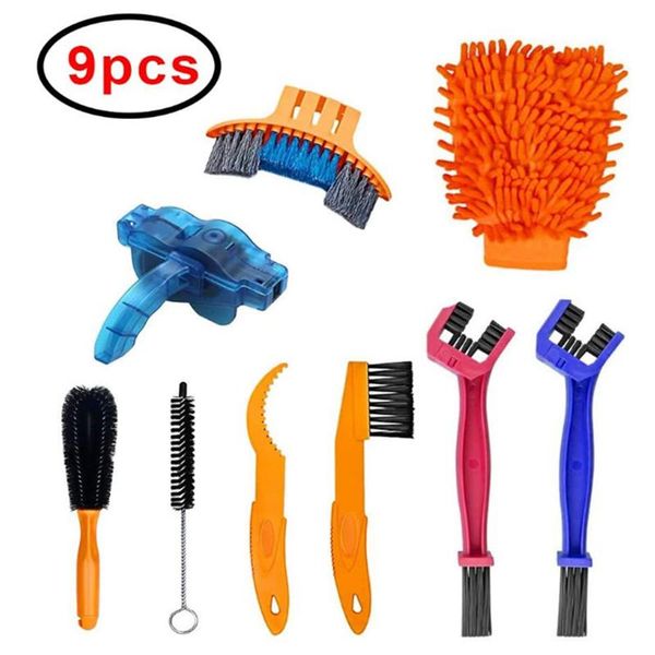 tools 9pcs bike bicycle clean brush kit/cleaning for chain/crank/tire/sprocket cycling corner stain dirt fit all
tools 9pcs bike bicycle clean brush kit/cleaning for chain/crank/tire/sprocket cycling corner stain dirt fit all
